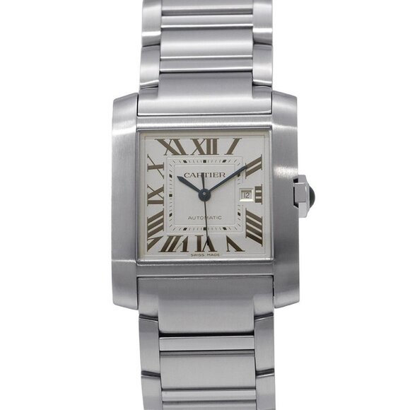 CARTIER Tank Francaise LM 36.7mm x 30.5mm Stainless Steel Silver Dial WSTA0067 - Picture 1 of 8